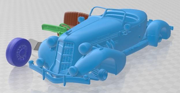 Auburn Speedster 851 1935 Printable Car