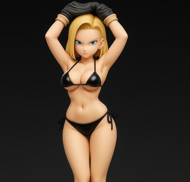 android 18 bikini