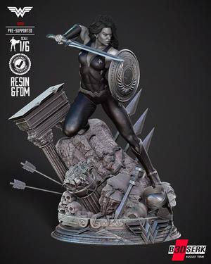 B3DSERK Wonder Girl Sculpture
