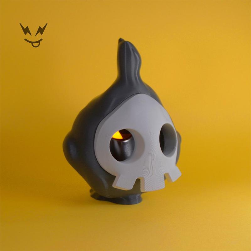 Duskull Pokémon Lamp - 3D Printable Halloween Candle LED Light