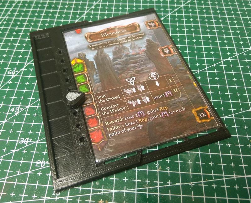 Tainted Grail - Combat/Diplomacy card tray