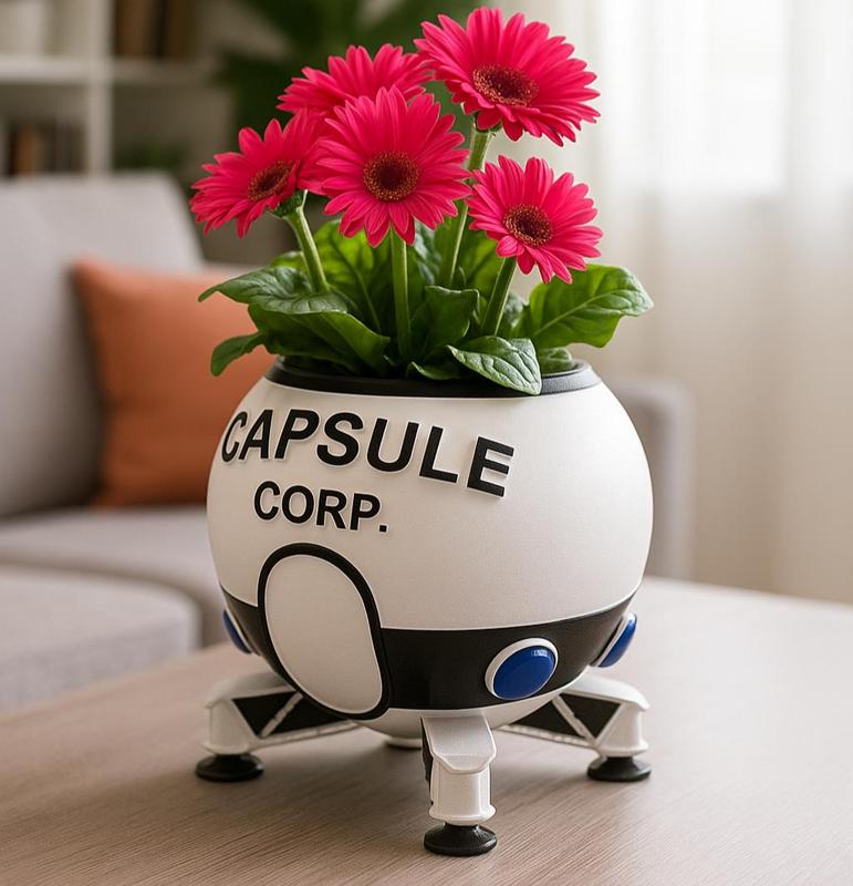 Capsule Corp ship Planter - Dragonball