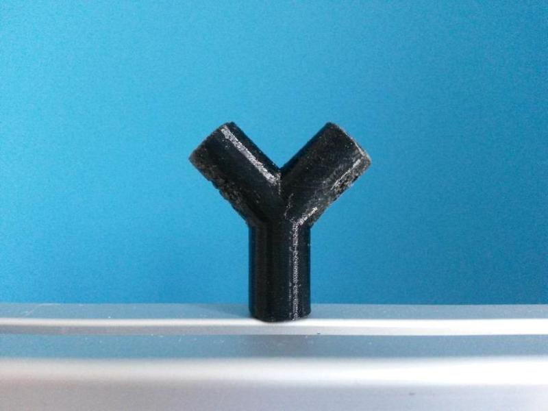 Y-shaped connecting tube 14mm diameter