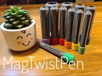 MagTwistPen - Pen-shaped magnetic bearing