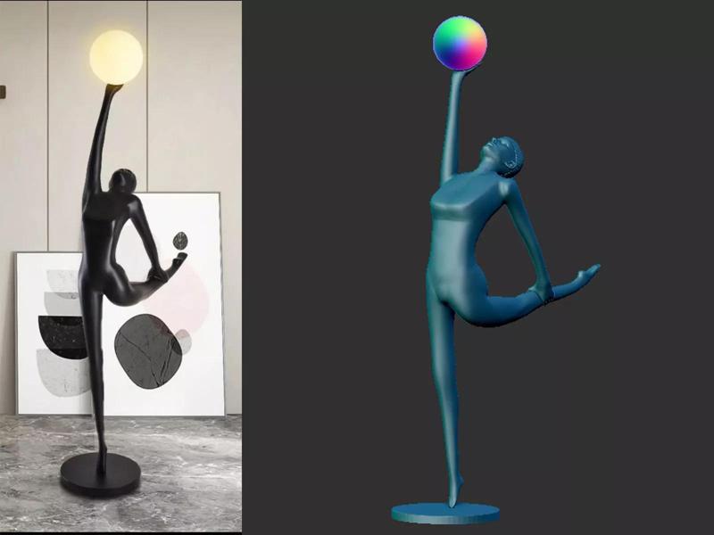 Ballet Girl Floor Lamp