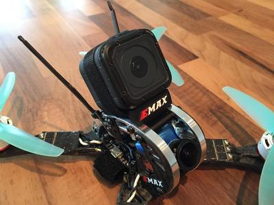 Dquad Obsession GoPro Session Mount (40°)