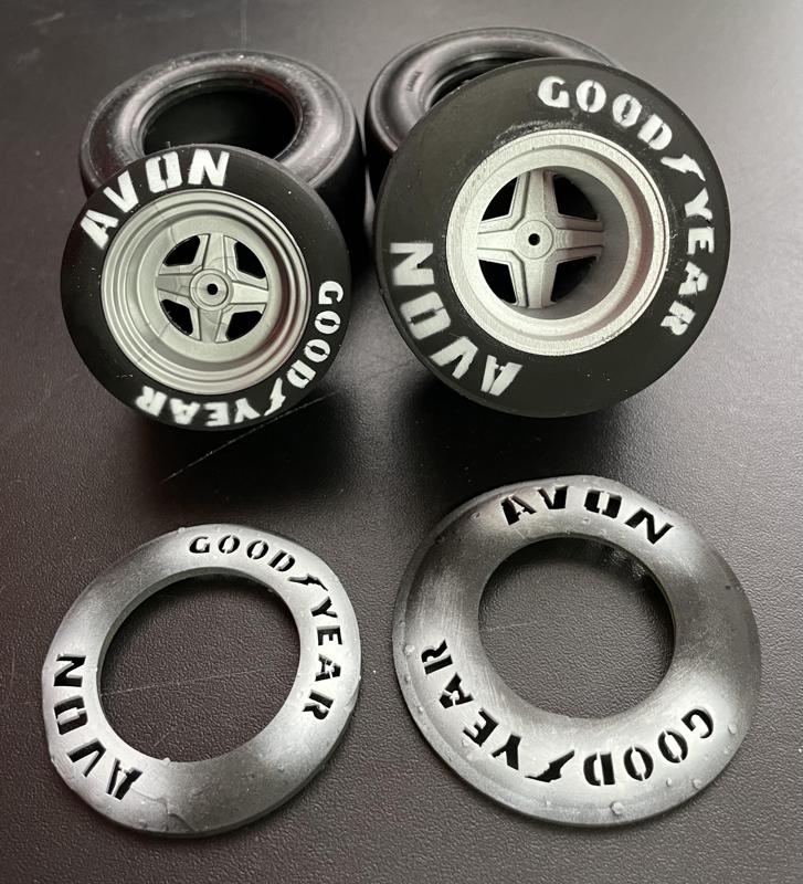 PAINT MASKS FOR TAMIYA 1/12 Lotus 72 F1 TIRES