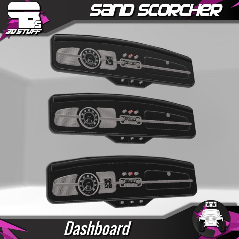 1/10 - Dashboard - Tamiya Sand Scorcher