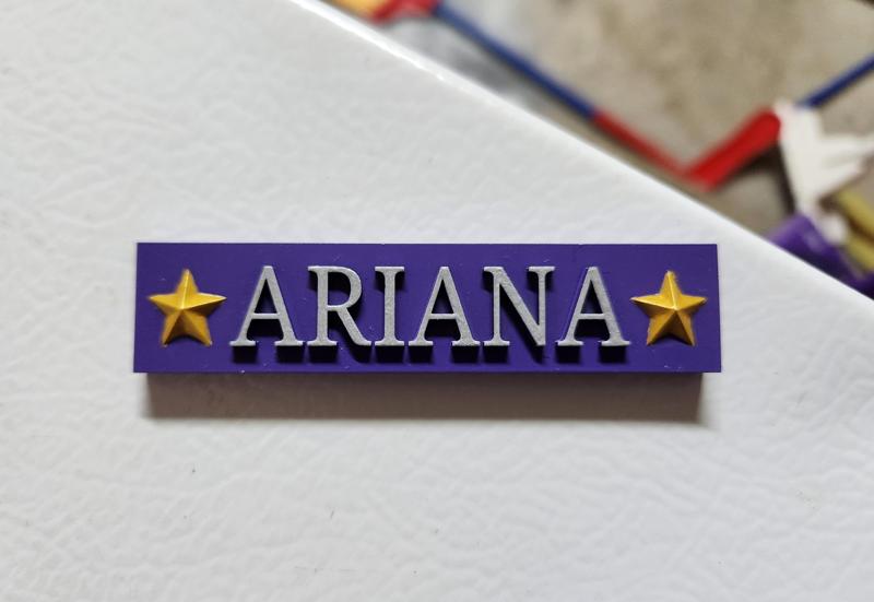 Ariana Name Plate