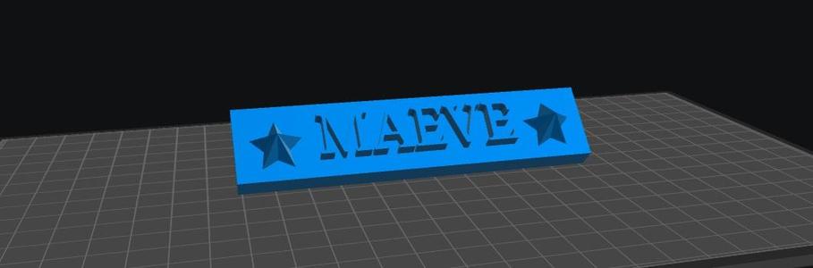 Maeve Nameplate