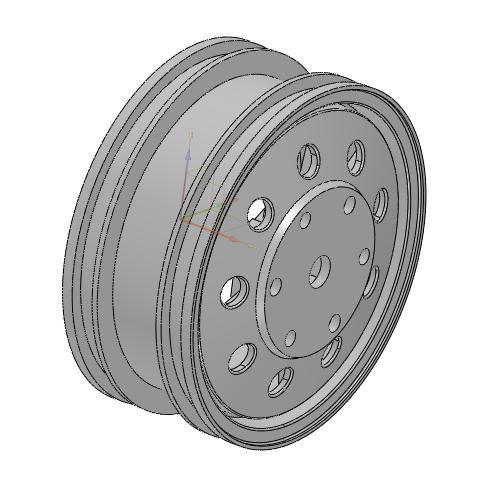 tamiya 1/14 truck mid-back inner wheel