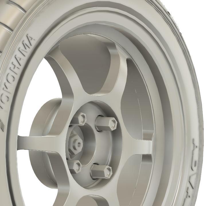 1/24 16x7.5 Advan RG wheels