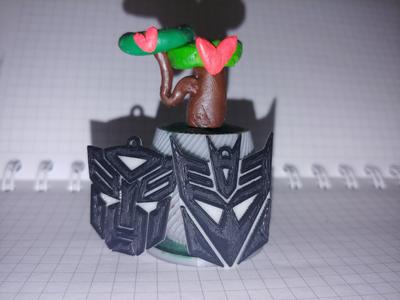 Transformers keychain logos