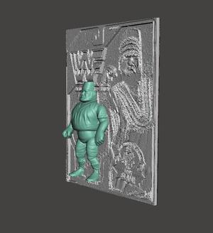 WWF HASBRO AKEEM BLISTER CARD WWE WCW AEW ECW