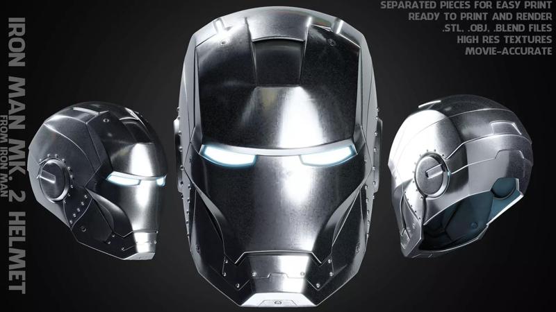 Iron Man Mark 2 Helmet for Cosplay