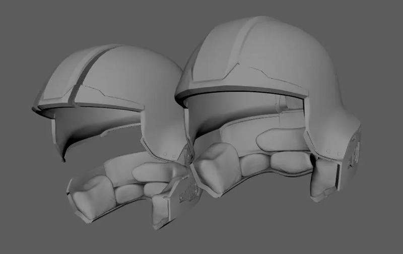 Helldiver Soldier Helmet STL 3D Printing File for Costume