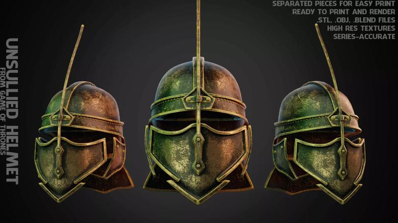 Game of Thrones Unsullied Helmet for Cosplay