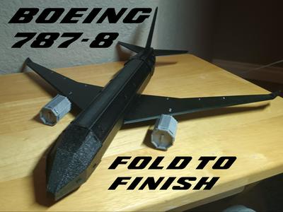 Boeing 787-8 Fold to Finish