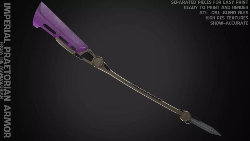 Imperial Praetorian Guard Vibro-Arbir Blade for Cosplay