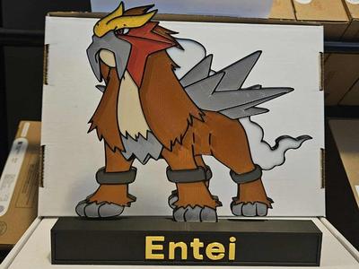 Pokemon Entei Display