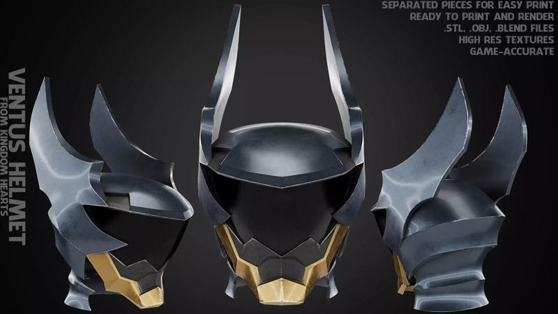 Kingdom Hearts Ventus Helmet for Cosplay