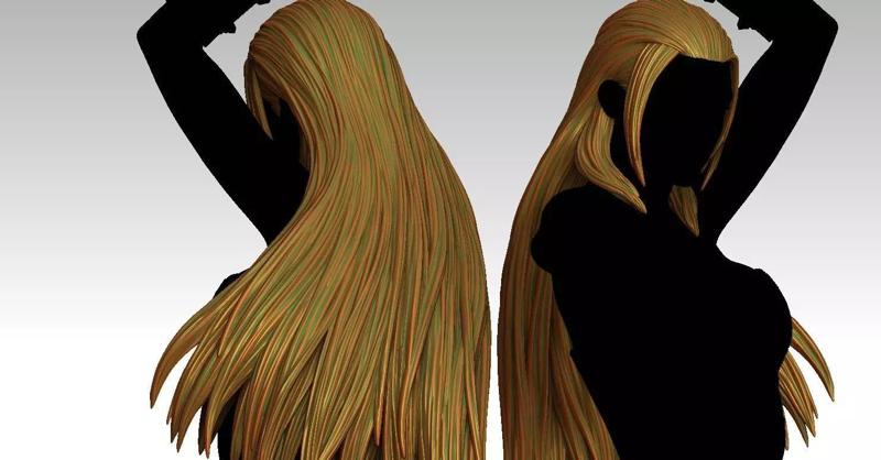 3D Hairstyles for girl V46