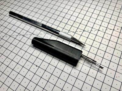 X-Acto Style Cap / integrated blade storage