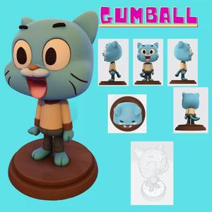 Gumball Watterson 3D Model for 3D Printing
