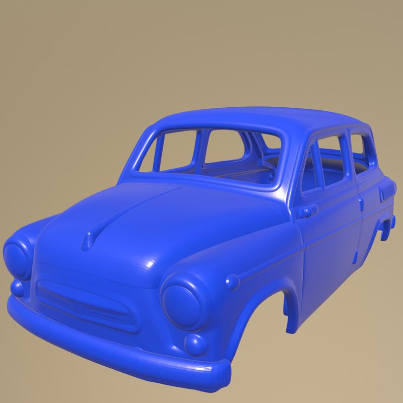 ZAZ 965A Zaporozhets 1962 PRINTABLE CAR BODY