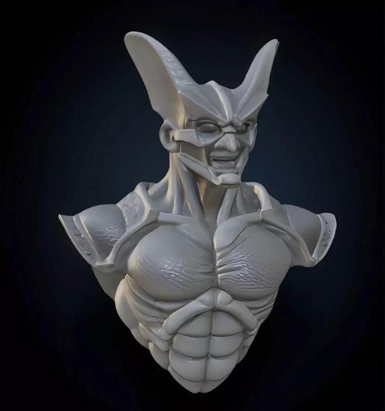 Guyver Head Bust 3D Model - STL Printable Sci-Fi Robot