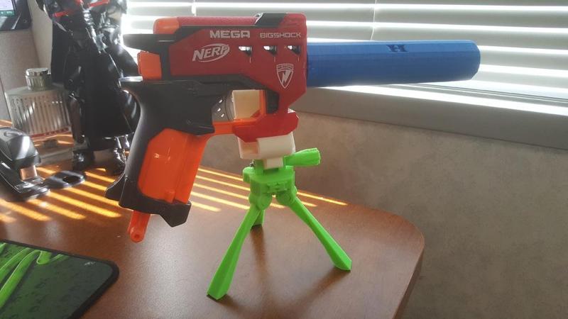 Nerf Mega BIGSHOCK Barrel Extension w/Rifleing