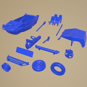 VOLKSWAGEN SCHWIMMWAGEN 1942 PRINTABLE IN SEPARATE PARTS