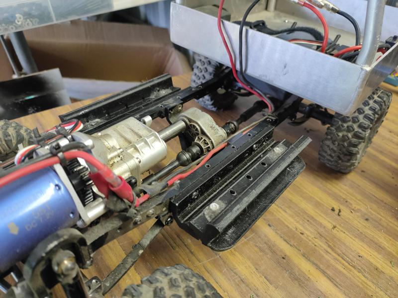 rc4wd trail finder 2 - loops rc lc70 stealth body mounts