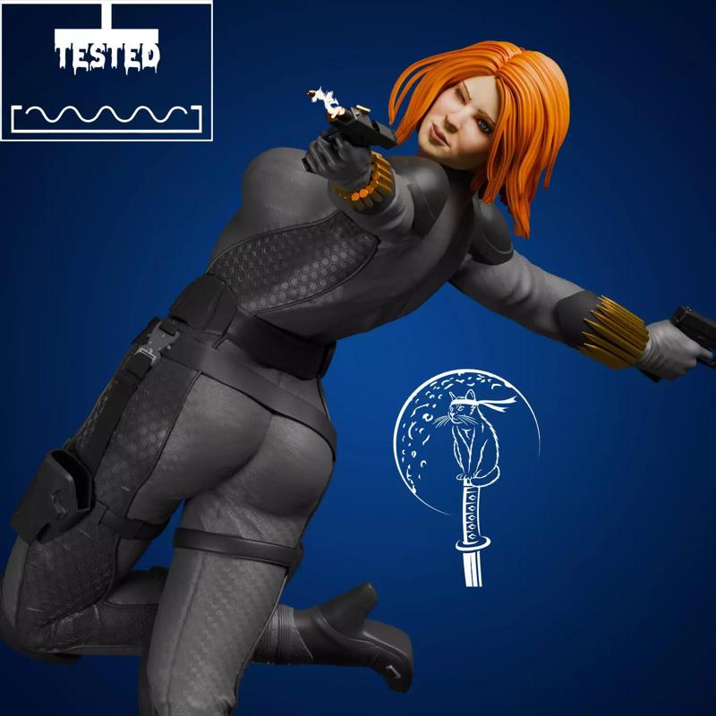 Black Widow - Marvel Tested and Ready For 3D Printing