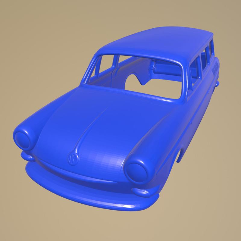 Volkswagen squareback Printable Car Body