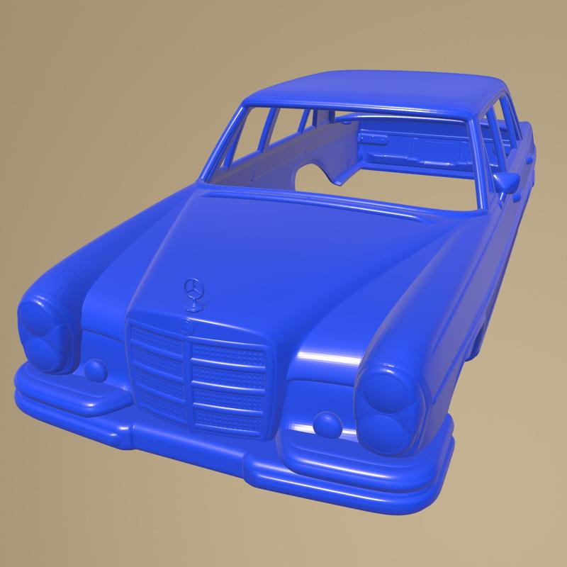 Mercedes-Benz 280 SEL 1972 Printable Car Body