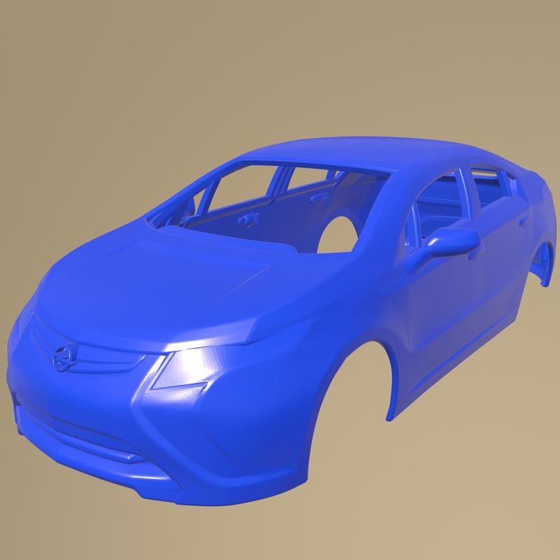 Opel Ampera 2011 PRINTABLE CAR BODY