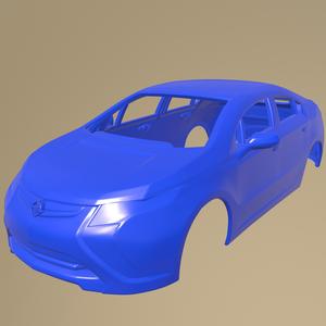Opel Ampera 2011 PRINTABLE CAR BODY