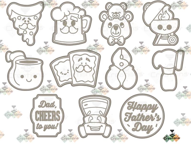 COOKIE CUTTERS -FATHER'S DAY-.