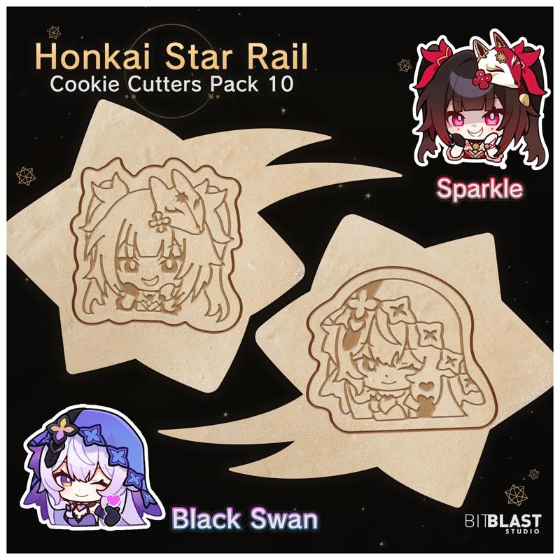 Honkai Star Rail Cookie Cutters Pack 10