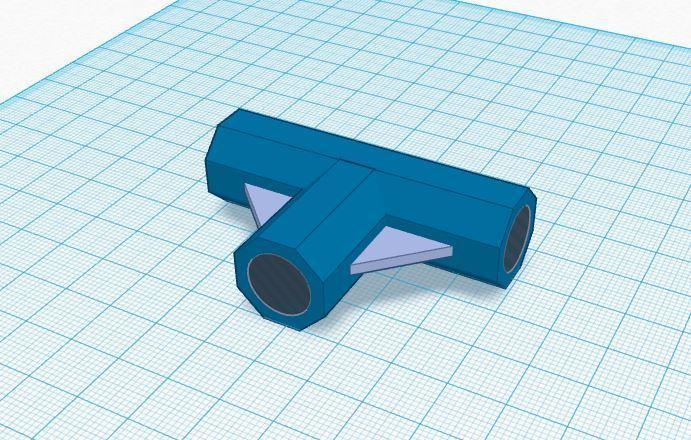 T joint for 12mm pipes