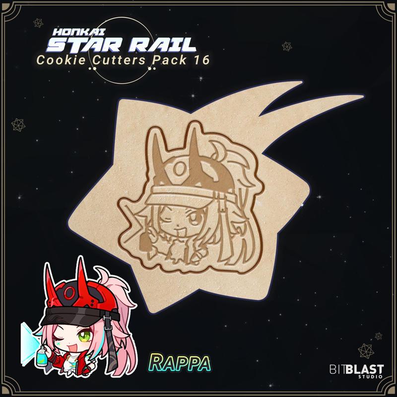 Honkai Star Rail Cookie Cutters Pack 16