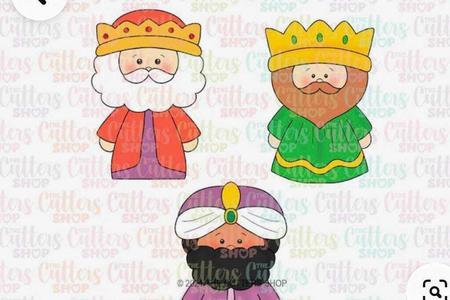 Reyes Magos (Faces) Cookies Cutters
