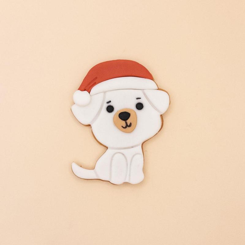 Christmas dog - Cookie cutter