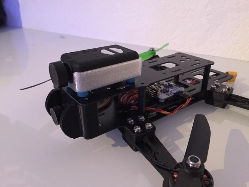 Anti vibration Mobius mount (for r.250 FPV race quad from untestedprototype and other multirotors)