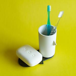 Soap Dish and Toothbrush Stand