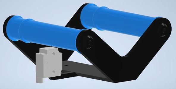 Spool roller with filament sensor