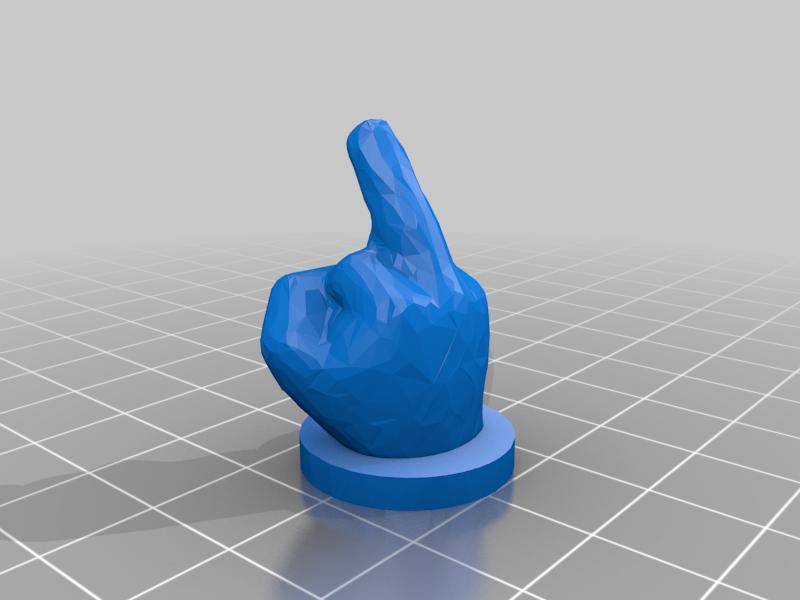 Ender 3 Extruder Knob Middle Finger