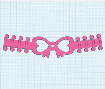 Tie mask strap