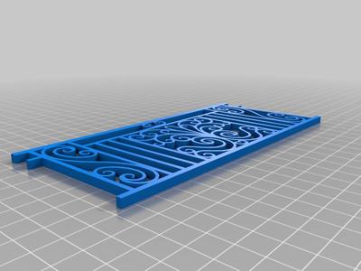 1:12th scale balcony railing